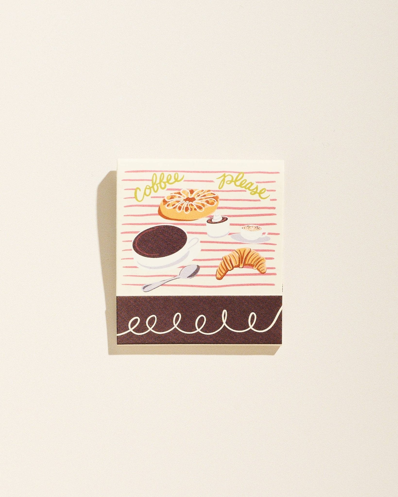Coffee Printed Matchbook - Box Turtle