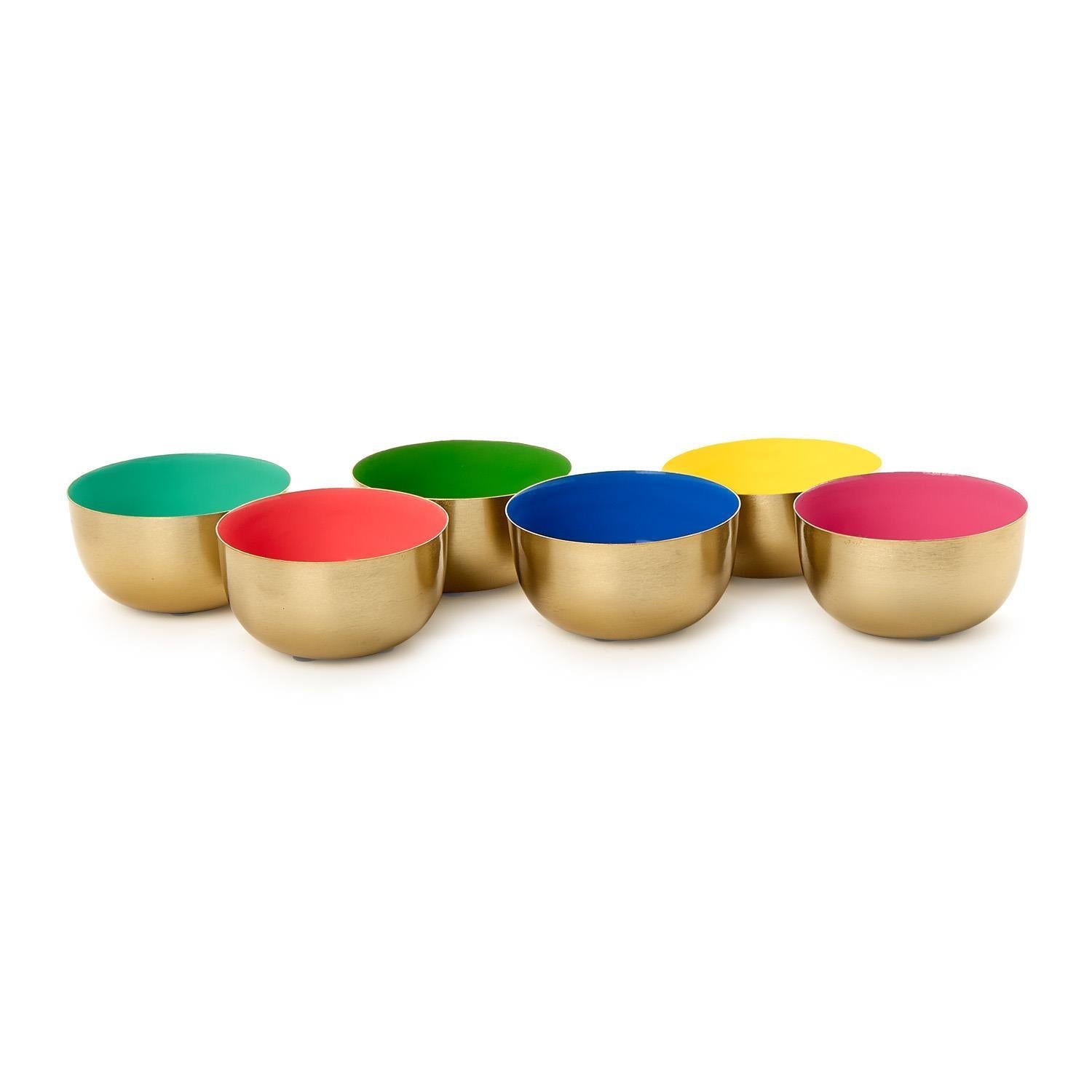 Color Pop Small Gold Metal Bowl - Box Turtle