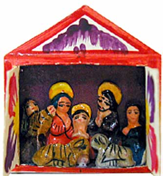 Colorful Matchbox Nativity - Box Turtle