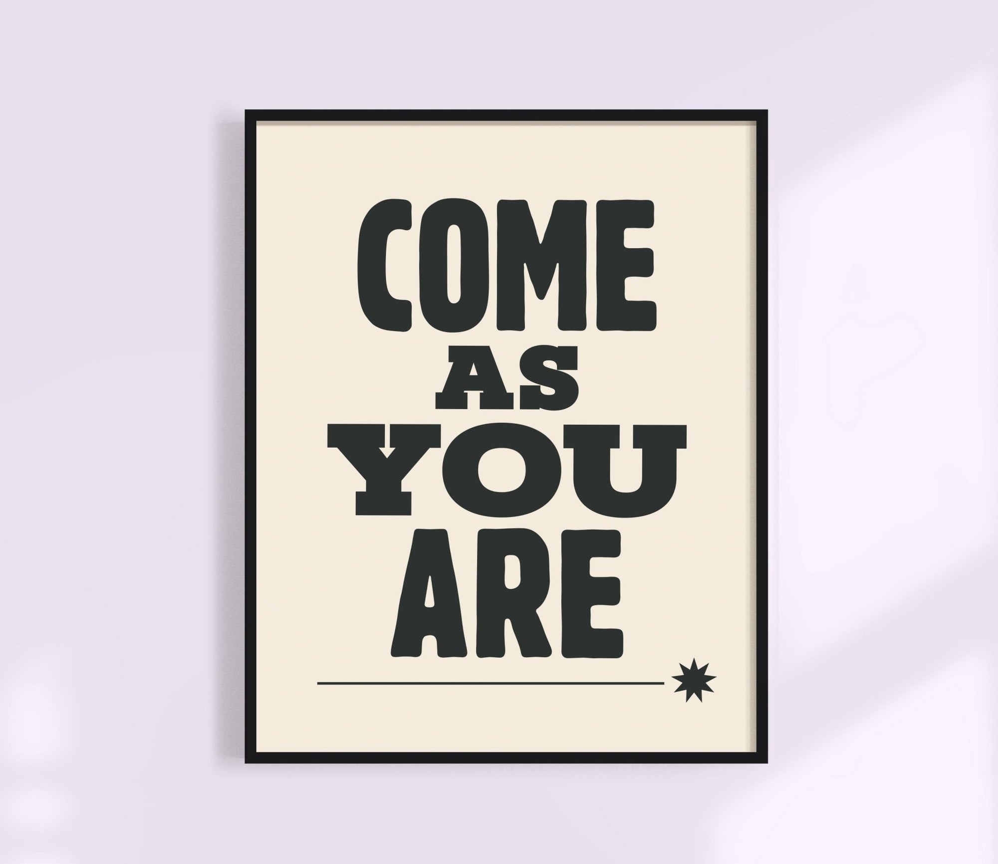 Come As You Are Art Print - Box Turtle