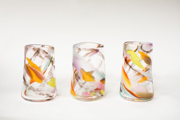 Confetti Galaxy Sparkle Vase/Glass - Box Turtle