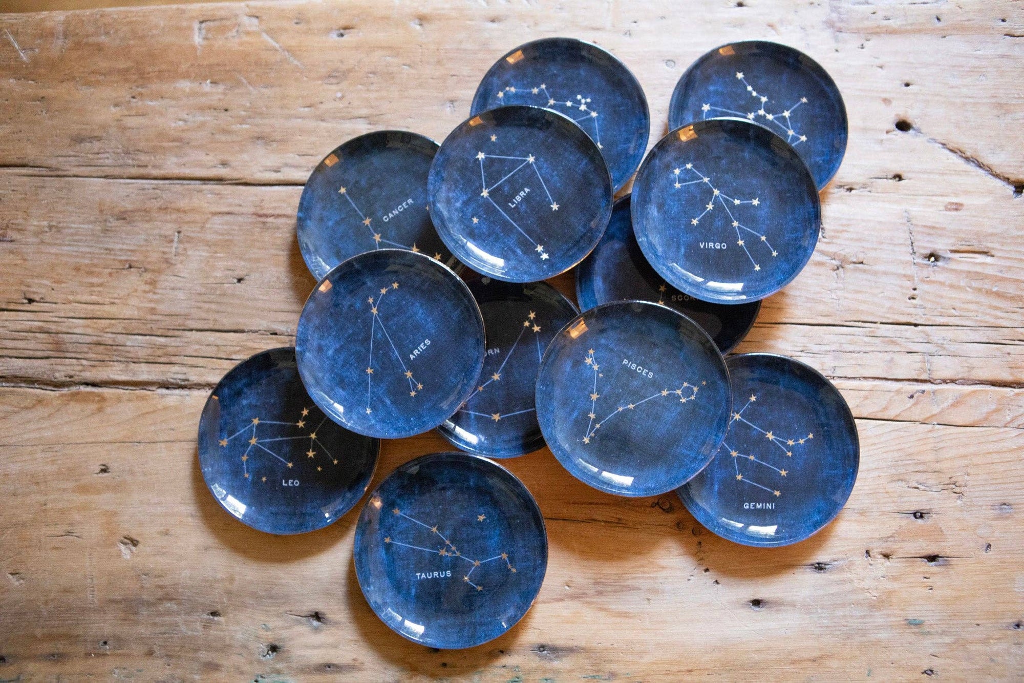 Constellations Mini Decoupage Plate - Box Turtle