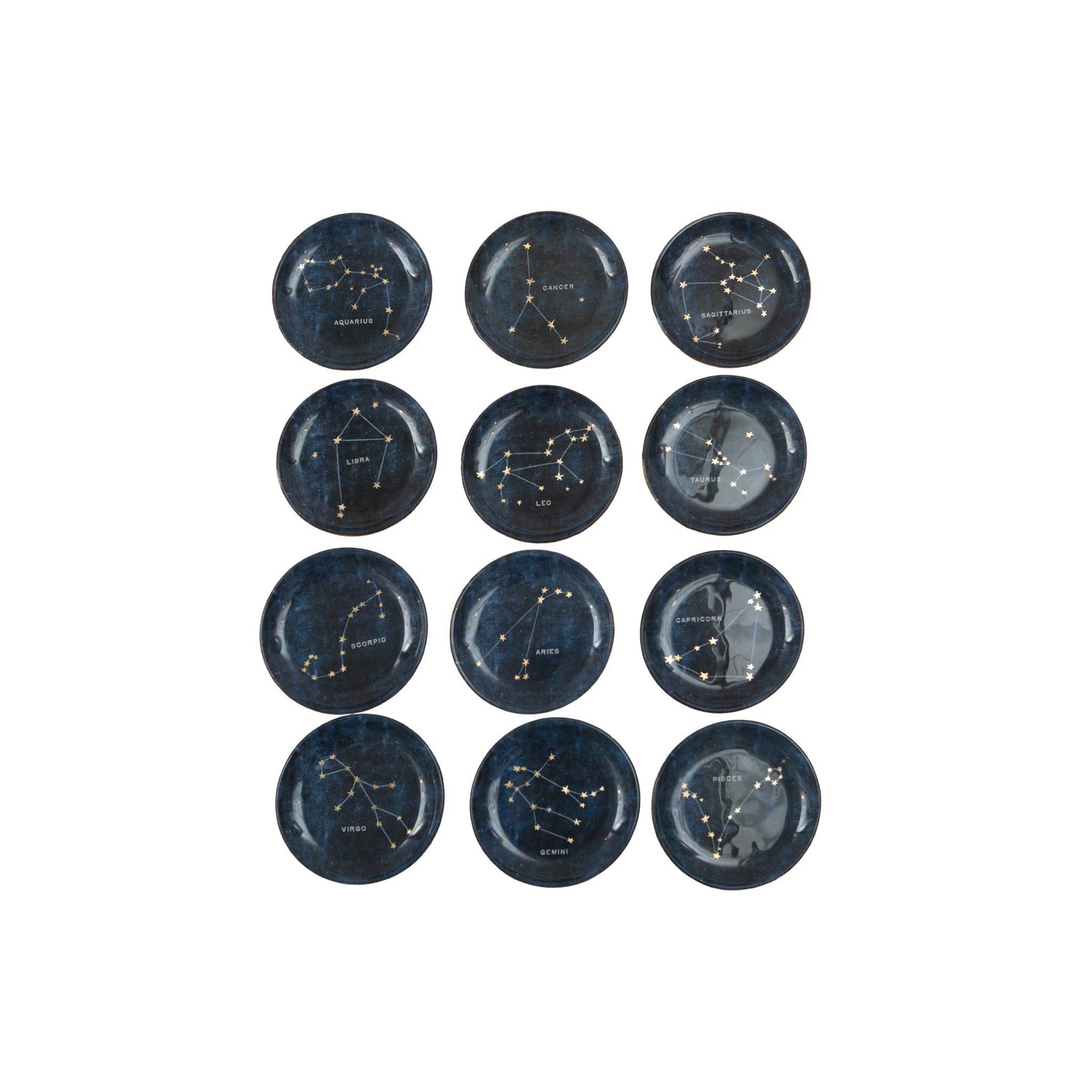 Constellations Mini Decoupage Plate - Box Turtle