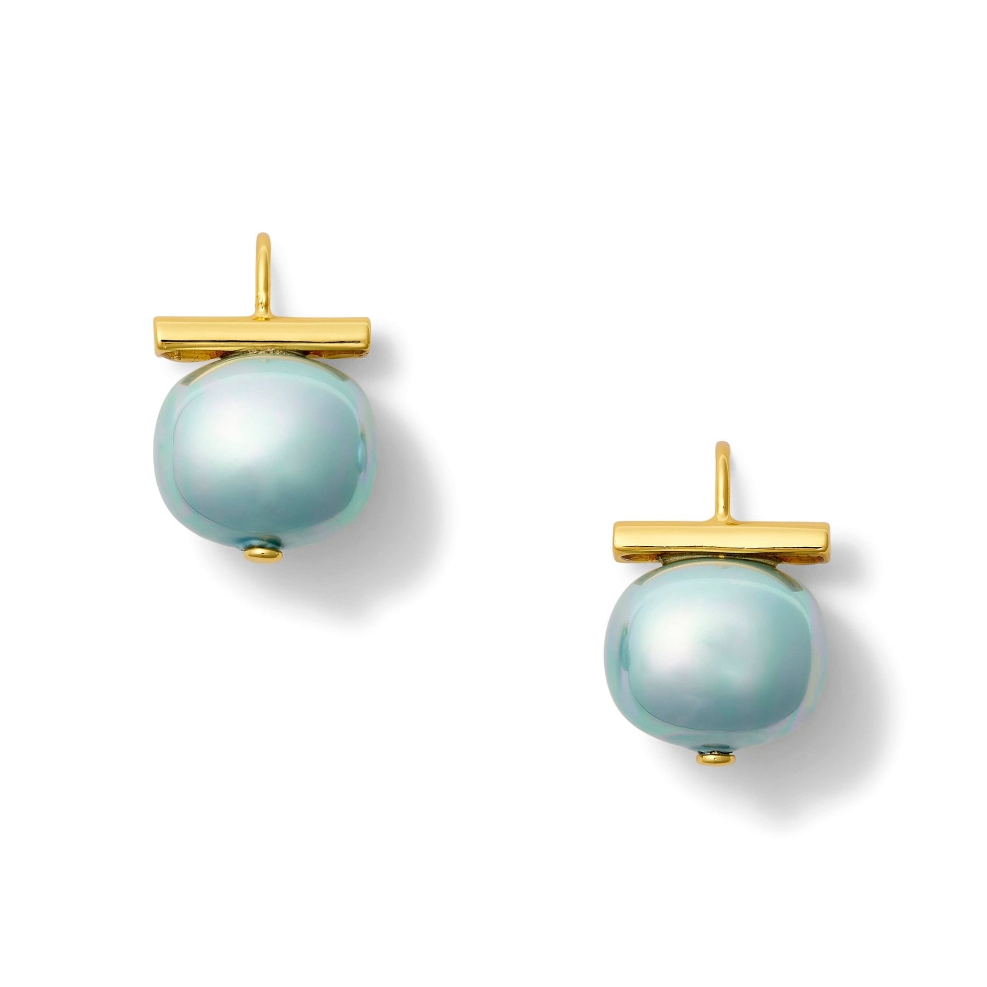 Cornflower Forever Fave Pebble Pearl Earrings - Box Turtle