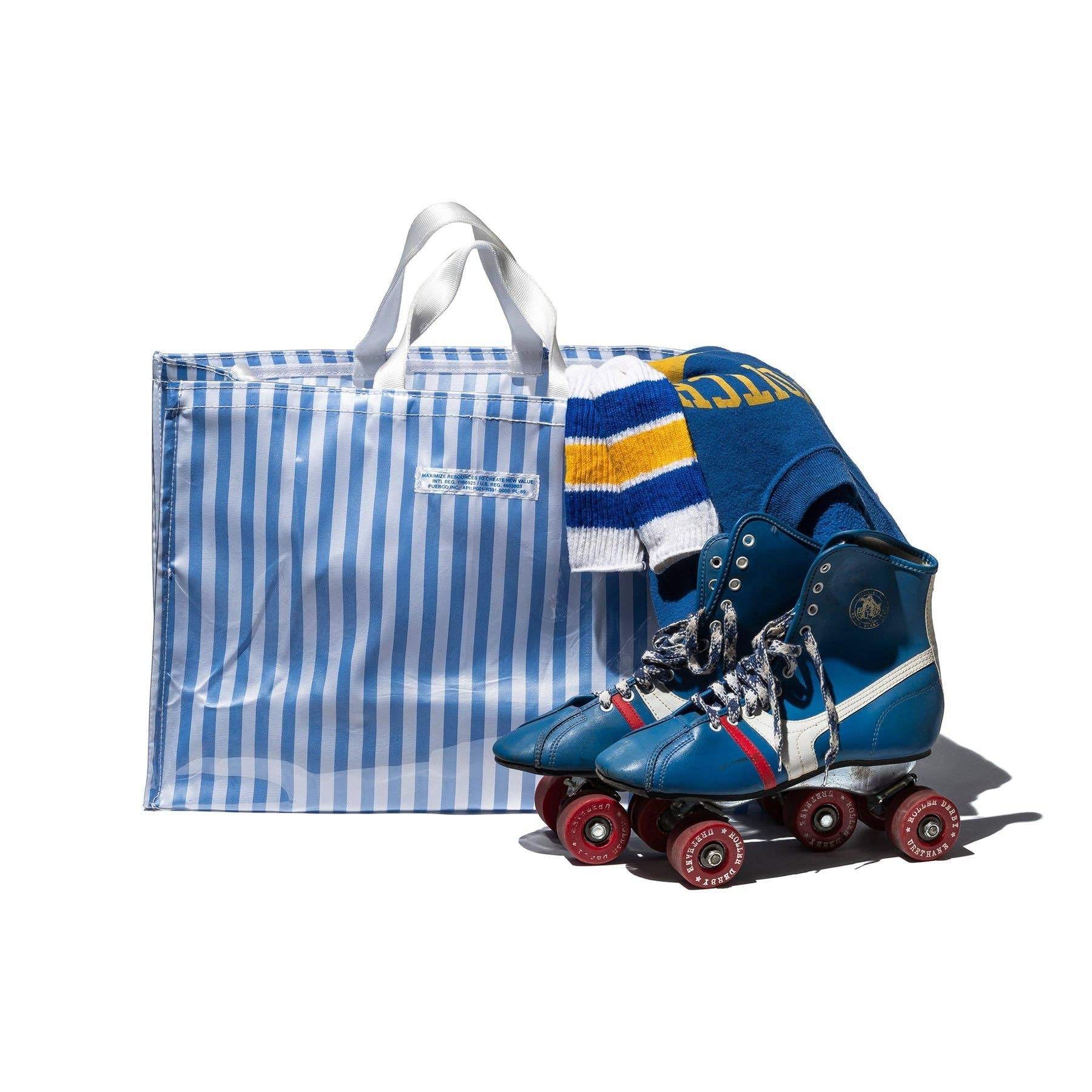 Covered School Tie Fabric Market Bag - Box Turtle