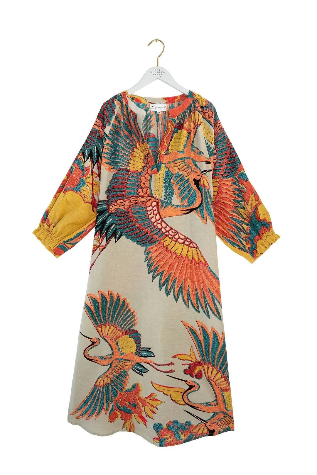 Crane Stone Raglan Dress - Box Turtle