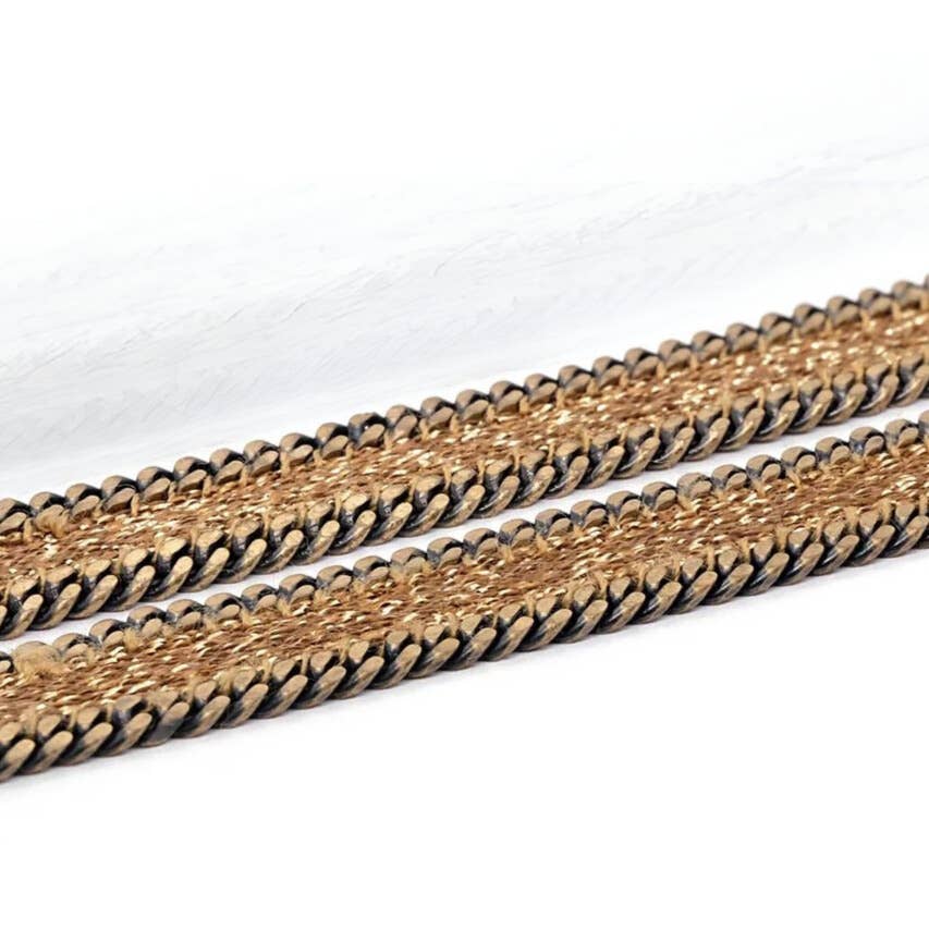 Cravet Long Ribbon Scarf Necklace - Box Turtle