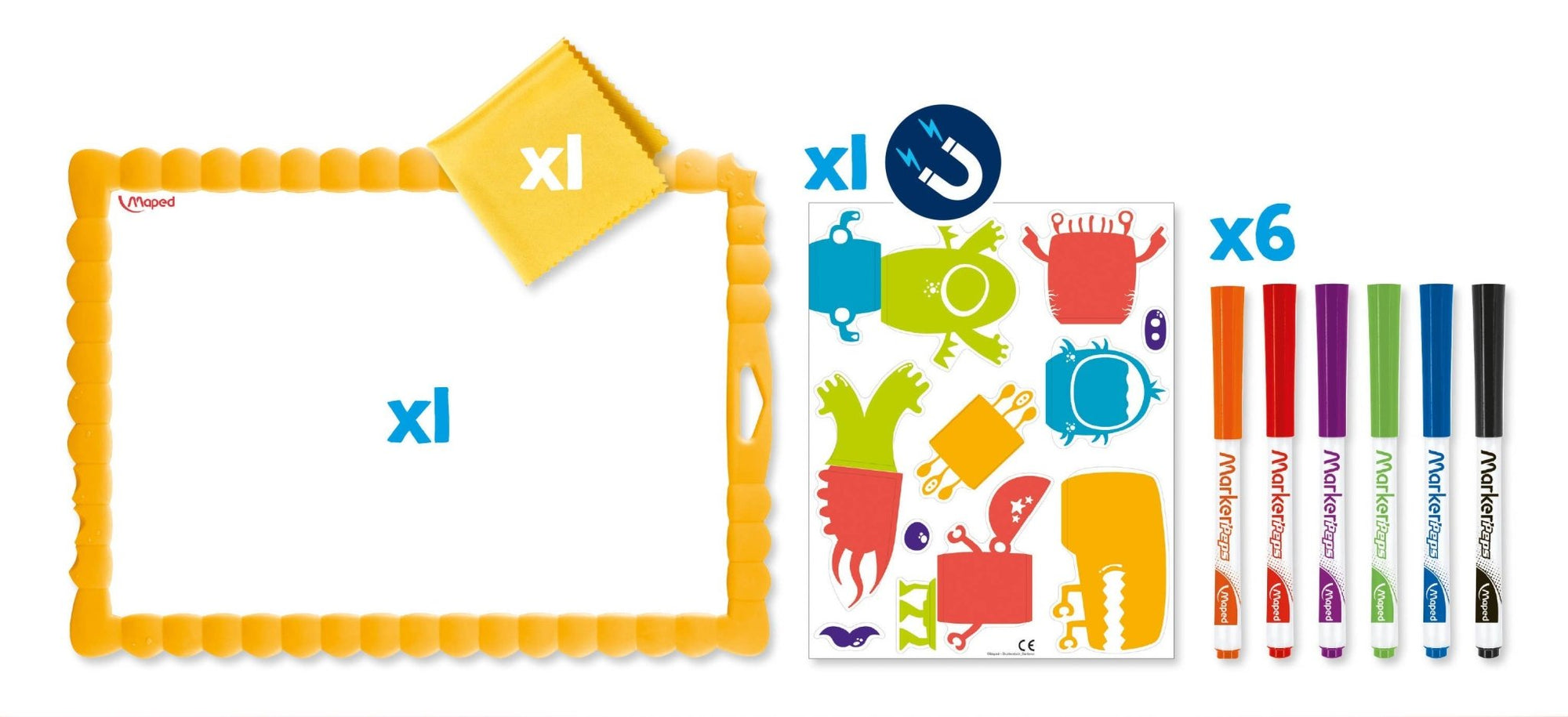 Creativ Magnetic Mix & Match Artist Board - Box Turtle