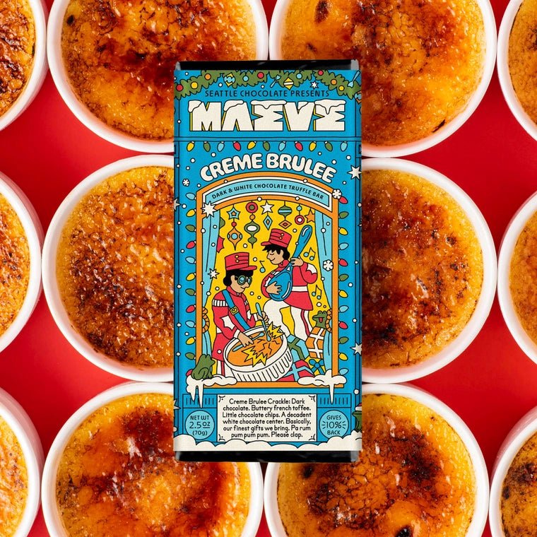 Creme Brulee Truffle Bar - Box Turtle