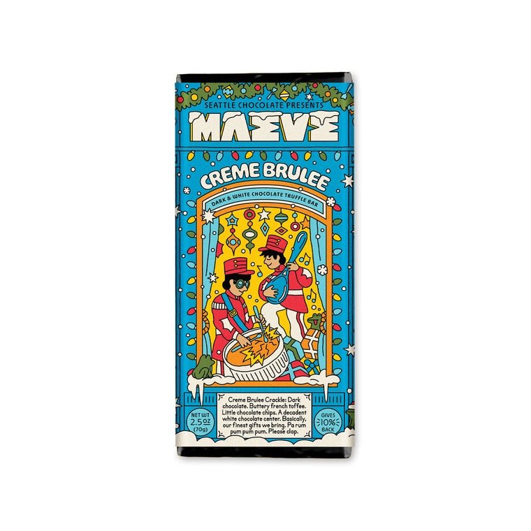 Creme Brulee Truffle Bar - Box Turtle