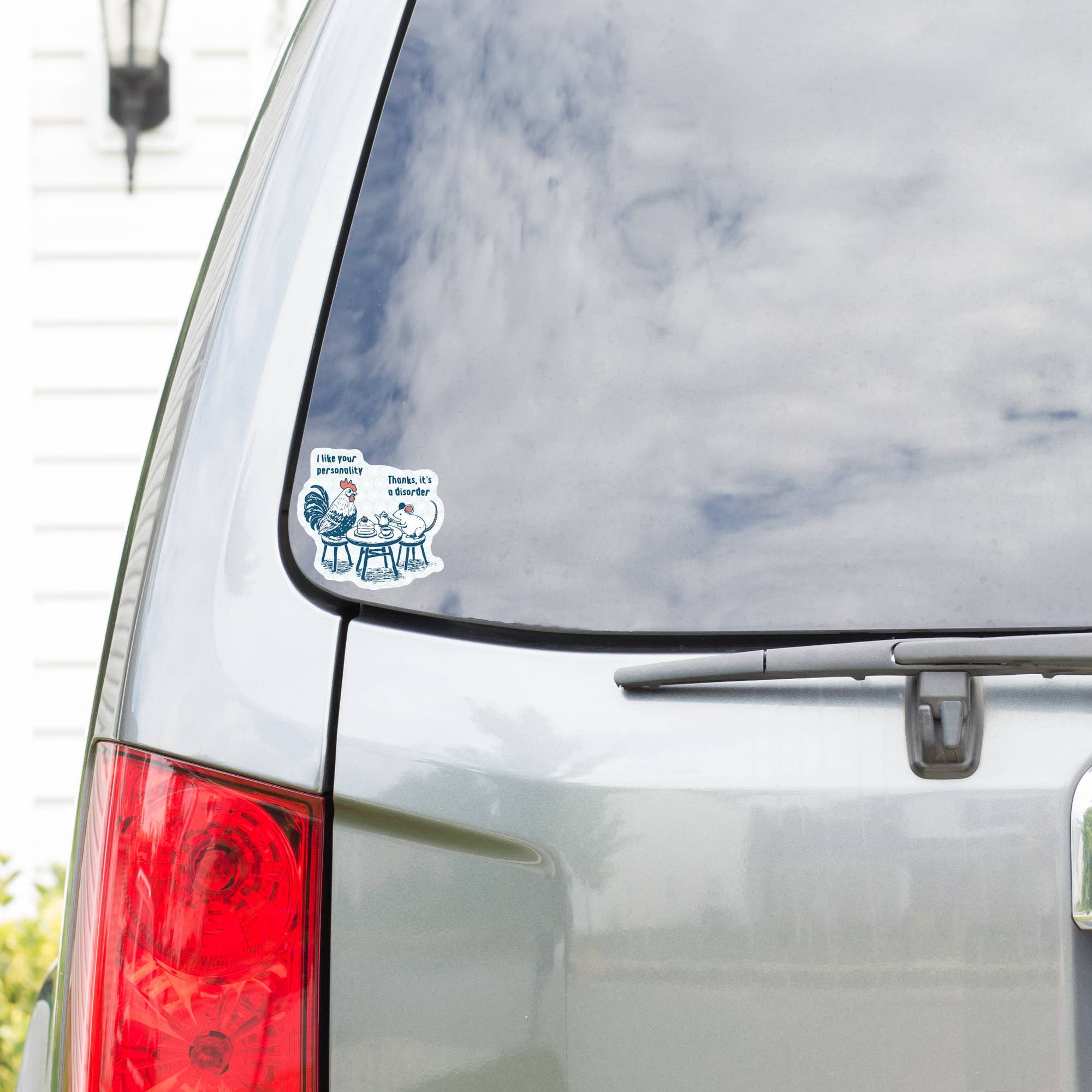 Cute Personality Disorder Animal Vinyl Sticker - Box Turtle