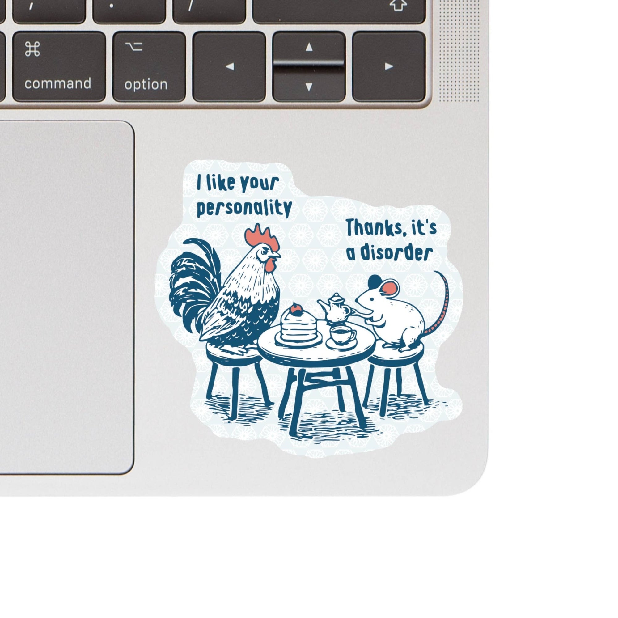 Cute Personality Disorder Animal Vinyl Sticker - Box Turtle