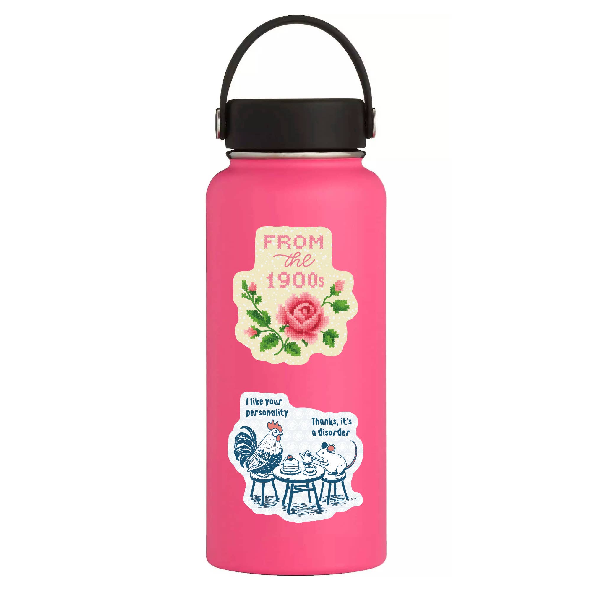 Cute Personality Disorder Animal Vinyl Sticker - Box Turtle