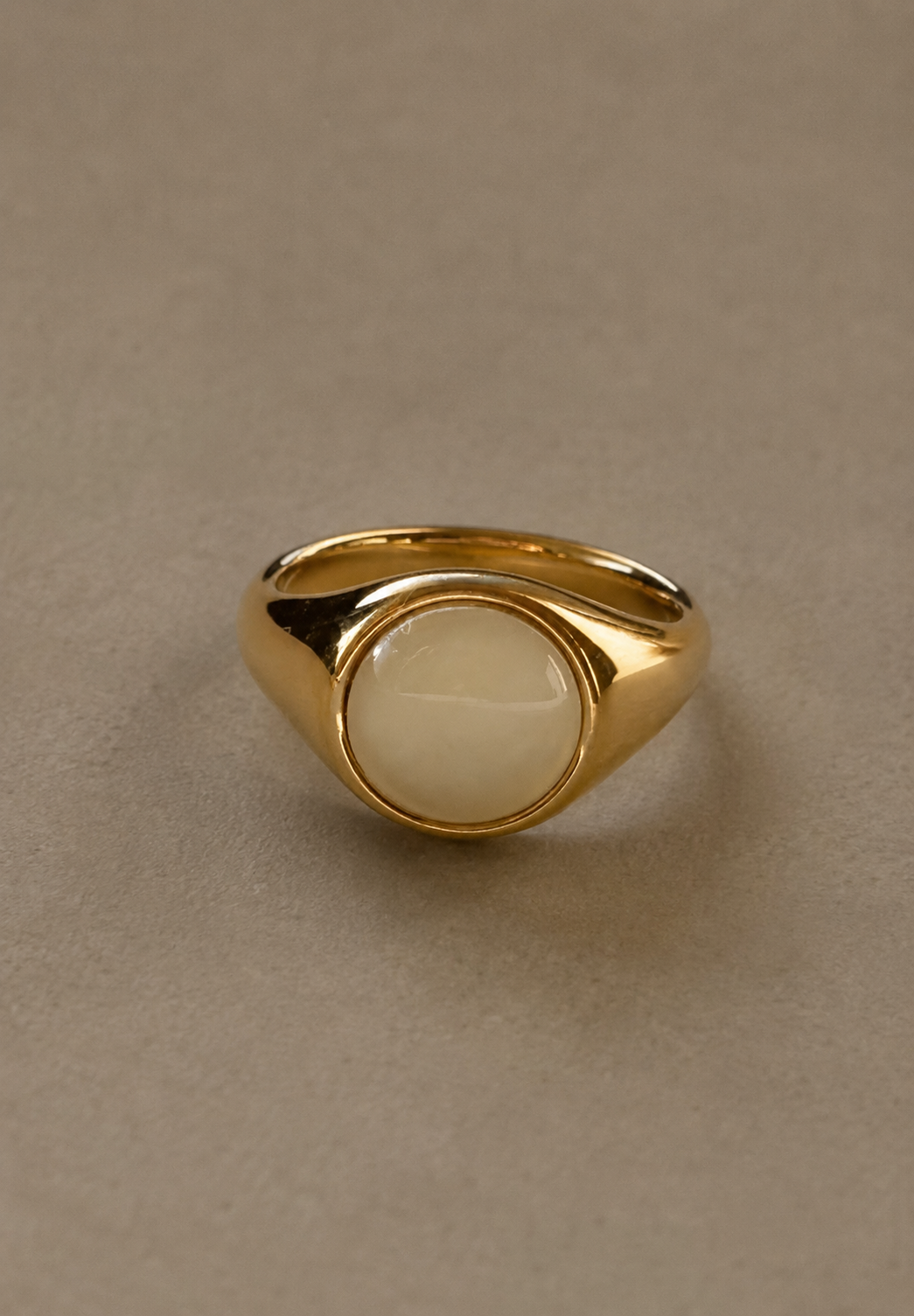 Gold Mother of Pearl Juno Ring