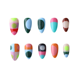 Glam In Geo - Press-on Nails
