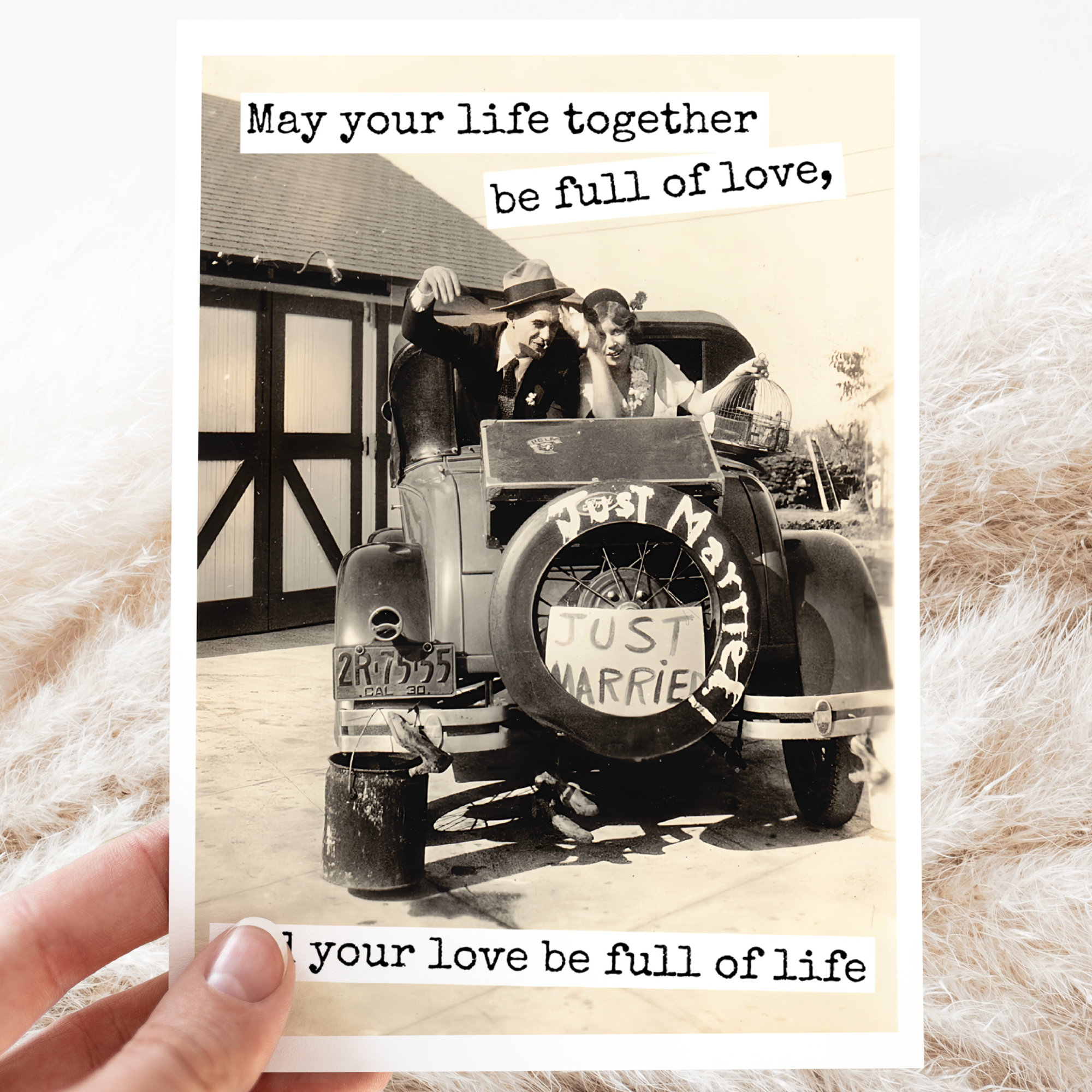 May Your Life Together Be Full Of Love... Wedding Card