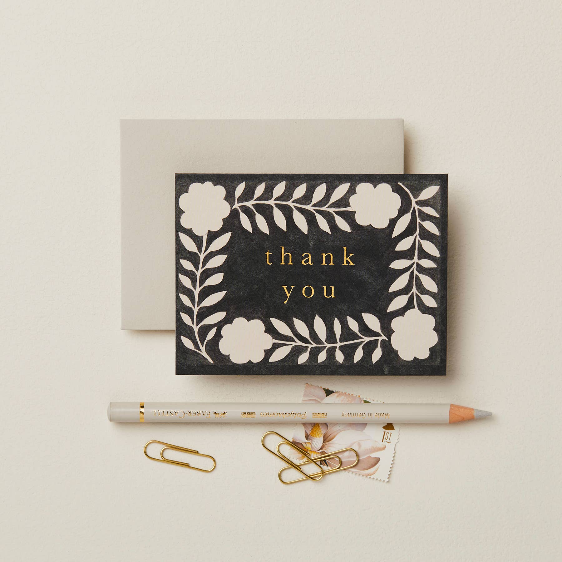 Thank You Ink Flora Mini Card