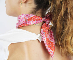 Mini Agadir Fuchsia Scarf