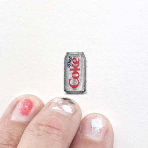 Diet Coke Miniature Watercolor Print