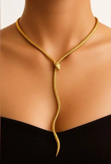 Serpentine Snake Lariat