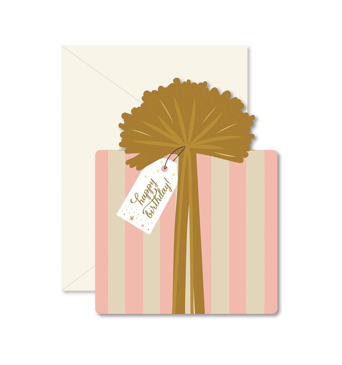 Birthday Gift Folded Greeting Card