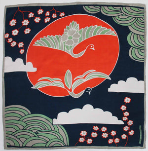Mini Agami Marine Navy Scarf
