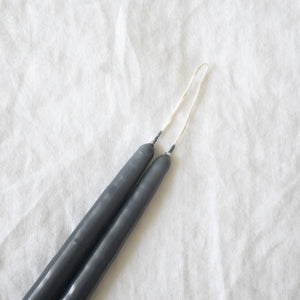 Charcoal Taper Candles