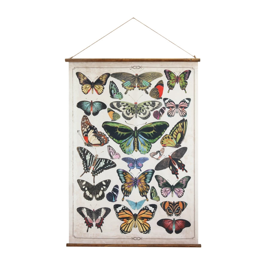 Butterfly Wall Scroll