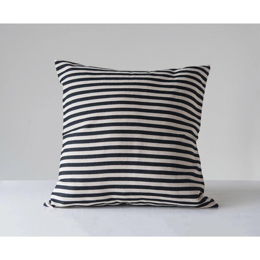 Black & White Striped Pillow