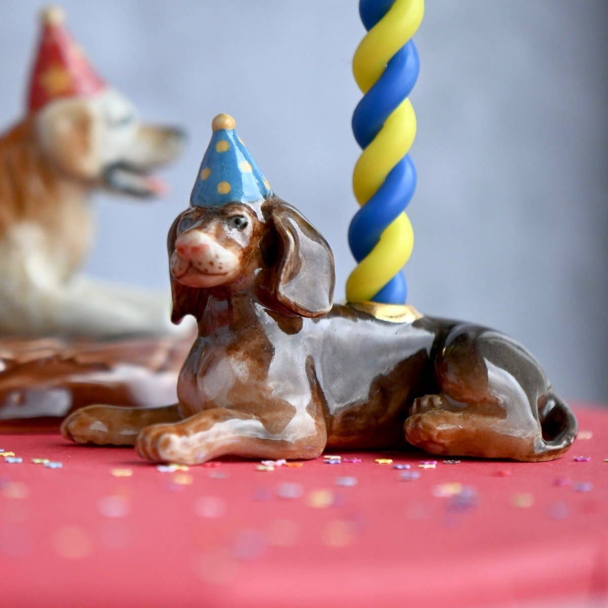 Dachshund Cake Topper - Box Turtle
