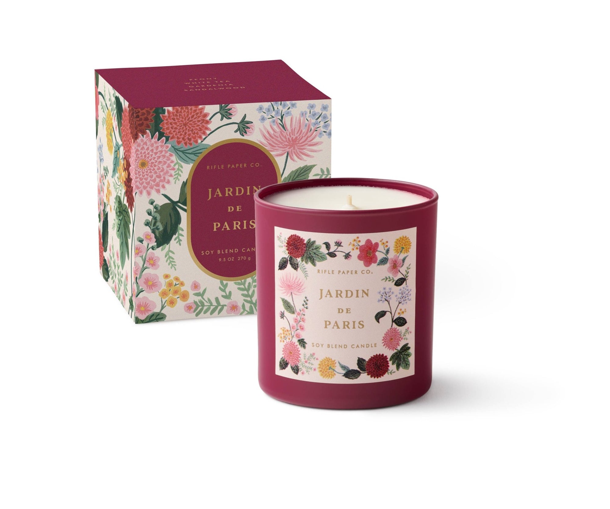Dahlia Jardin de Paris Candle - Box Turtle