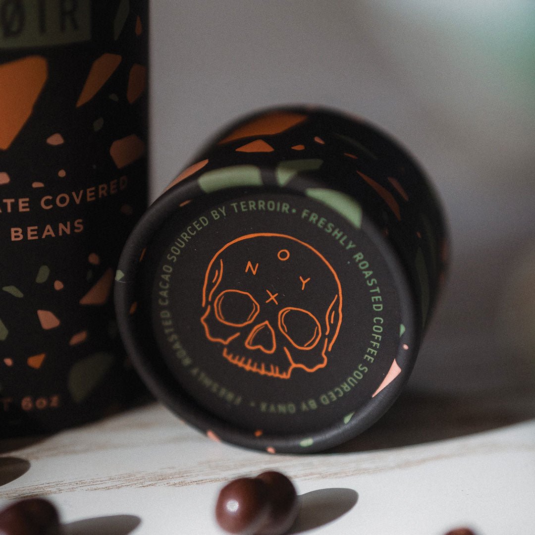 Dark Chocolate Covered Espresso Beans - Box Turtle