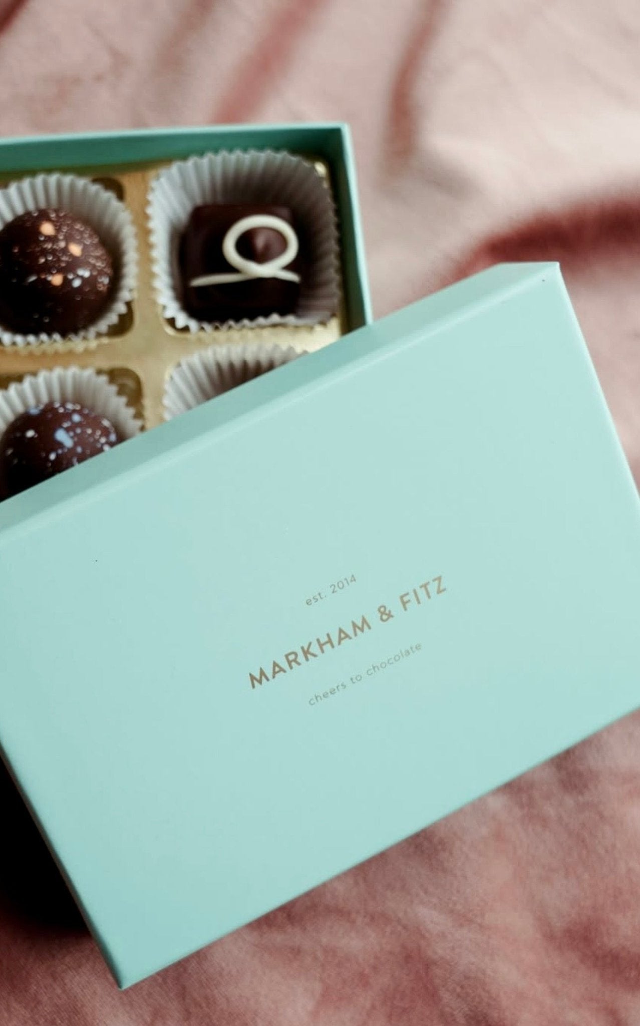 Dark Chocolate Truffles - Box Turtle