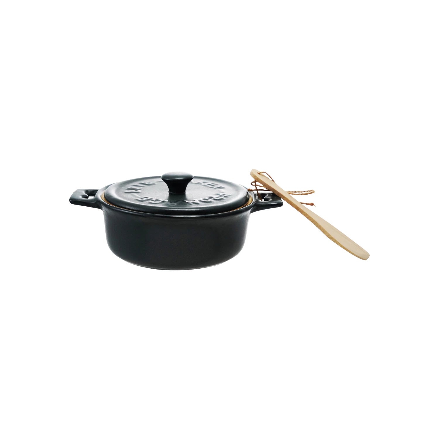 Dark Grey Brie Baker & Bamboo Spreader - Box Turtle