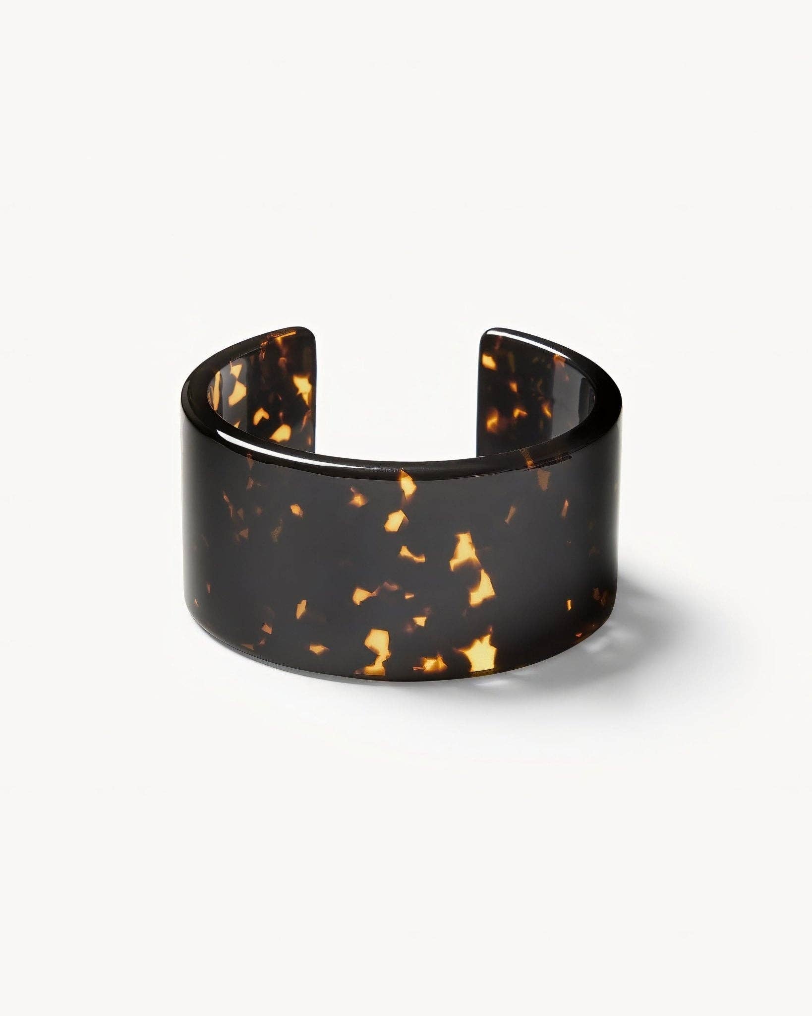 Dark Tortoise Jumbo Cuff - Box Turtle