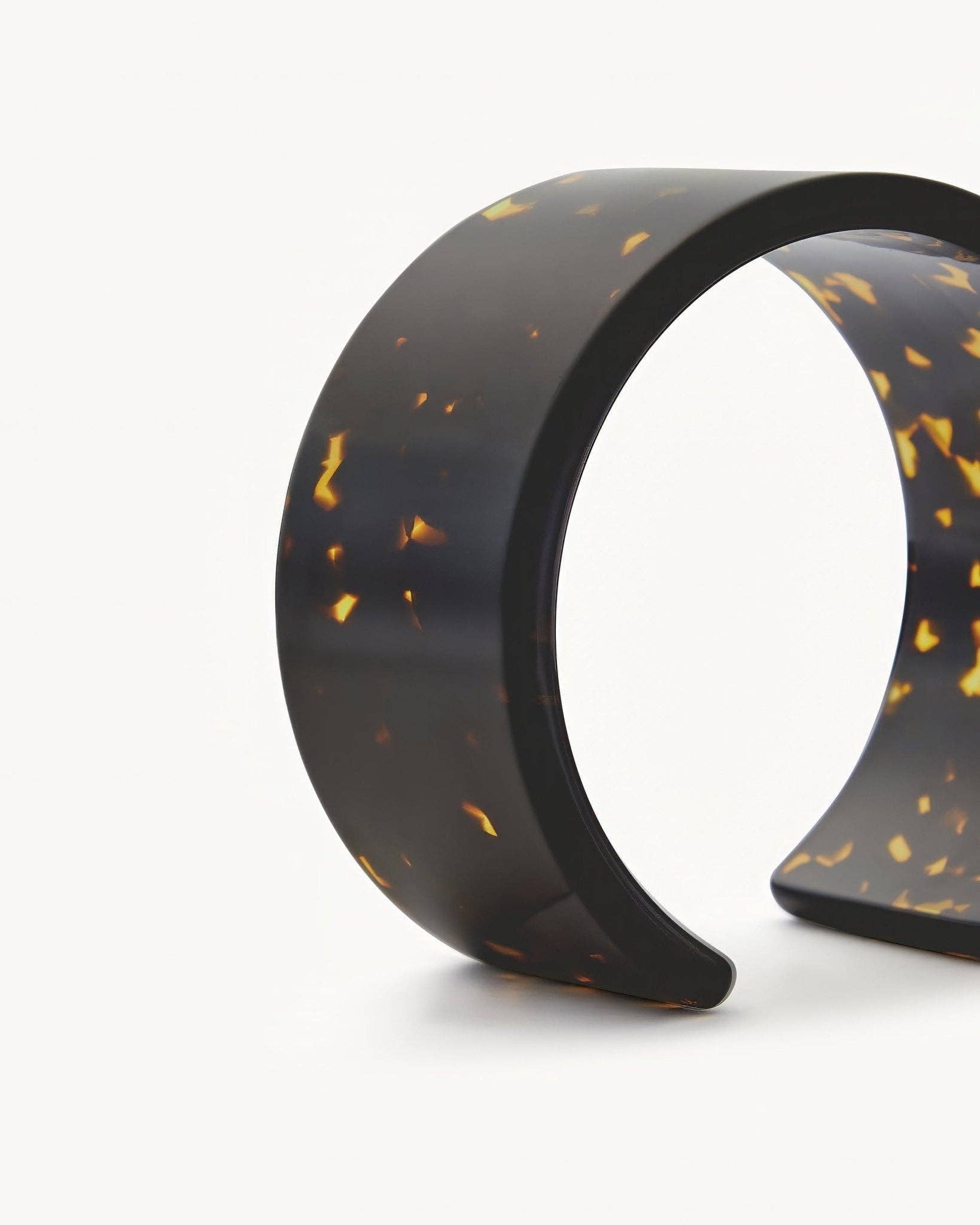 Dark Tortoise Jumbo Cuff - Box Turtle