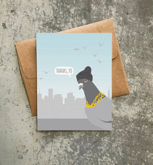 Thanks Yo Pigeon Card