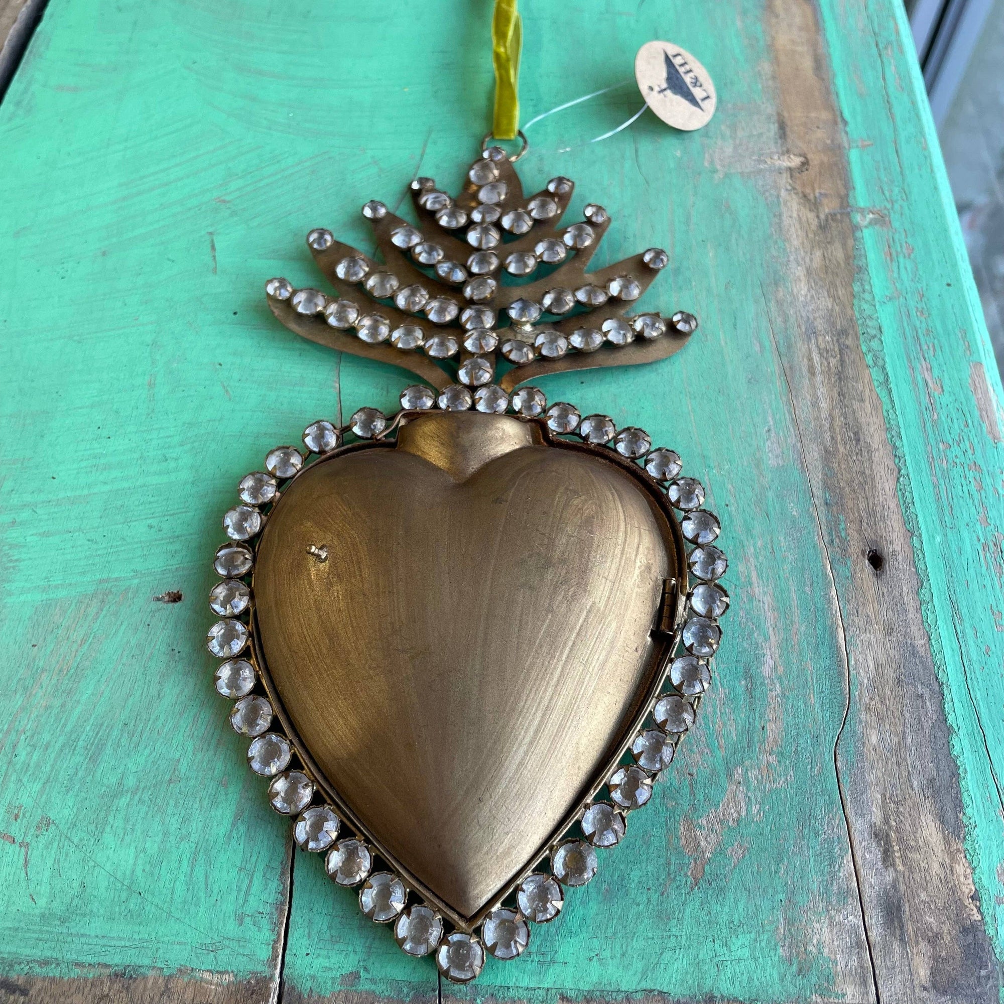 Jeweled Sacred Heart Box