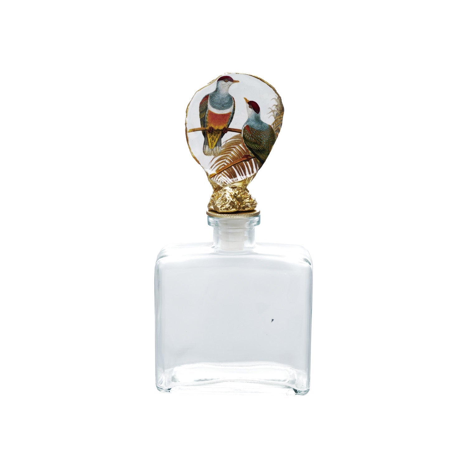 Decorative Bottle with Oyster Stopper - Box Turtle