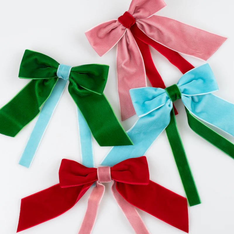 Decorative Velvet Bows - Box Turtle