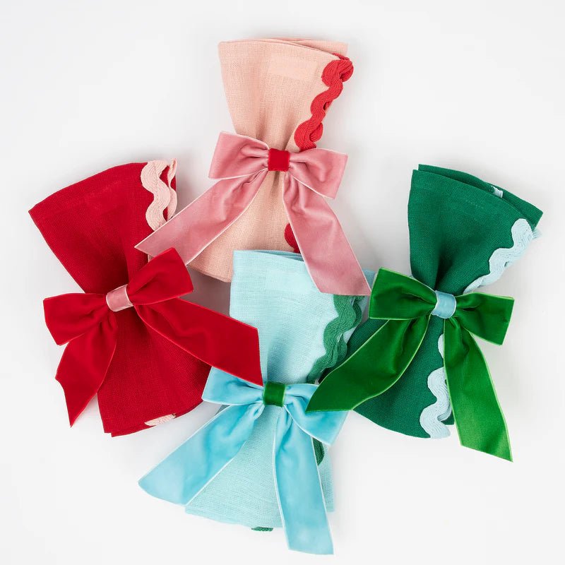 Decorative Velvet Bows - Box Turtle