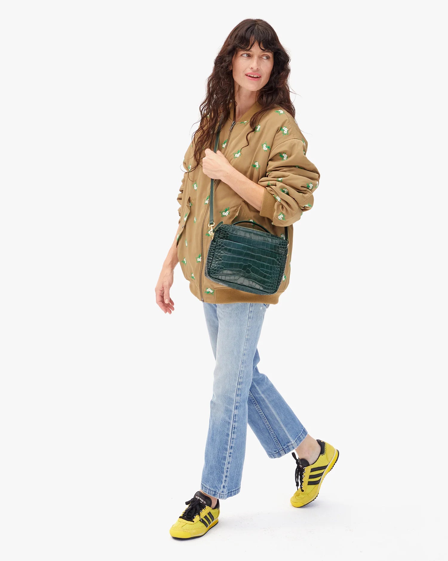Deep Pine Mirabel Congo Croco Bag - Box Turtle