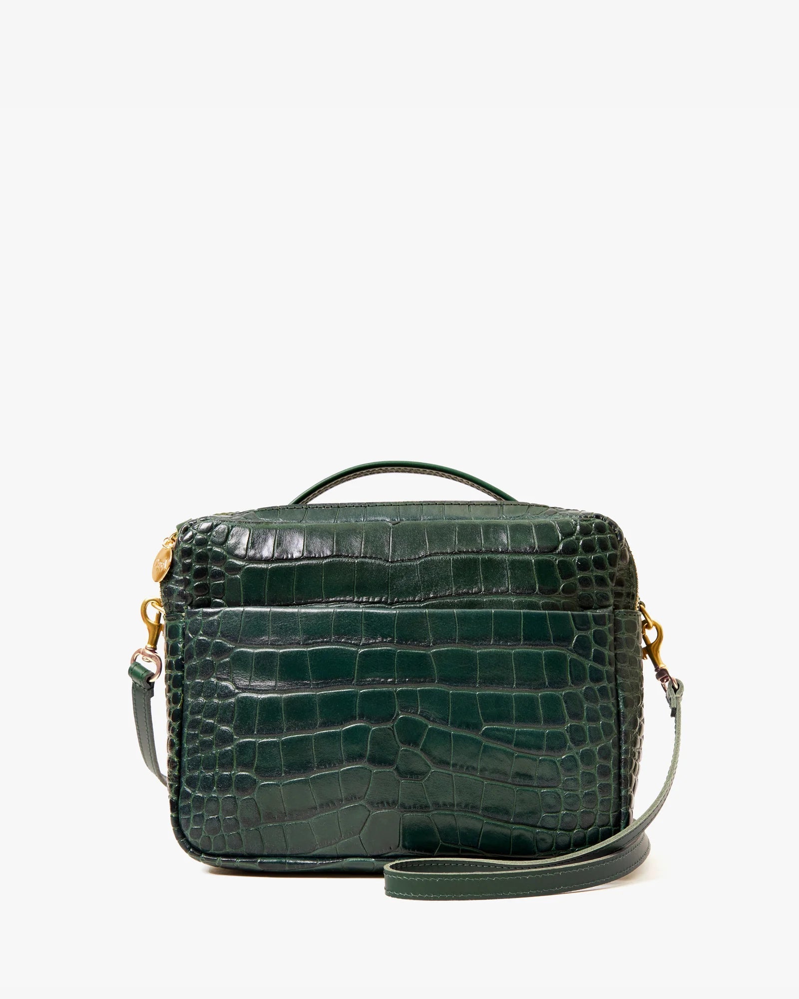Deep Pine Mirabel Congo Croco Bag - Box Turtle