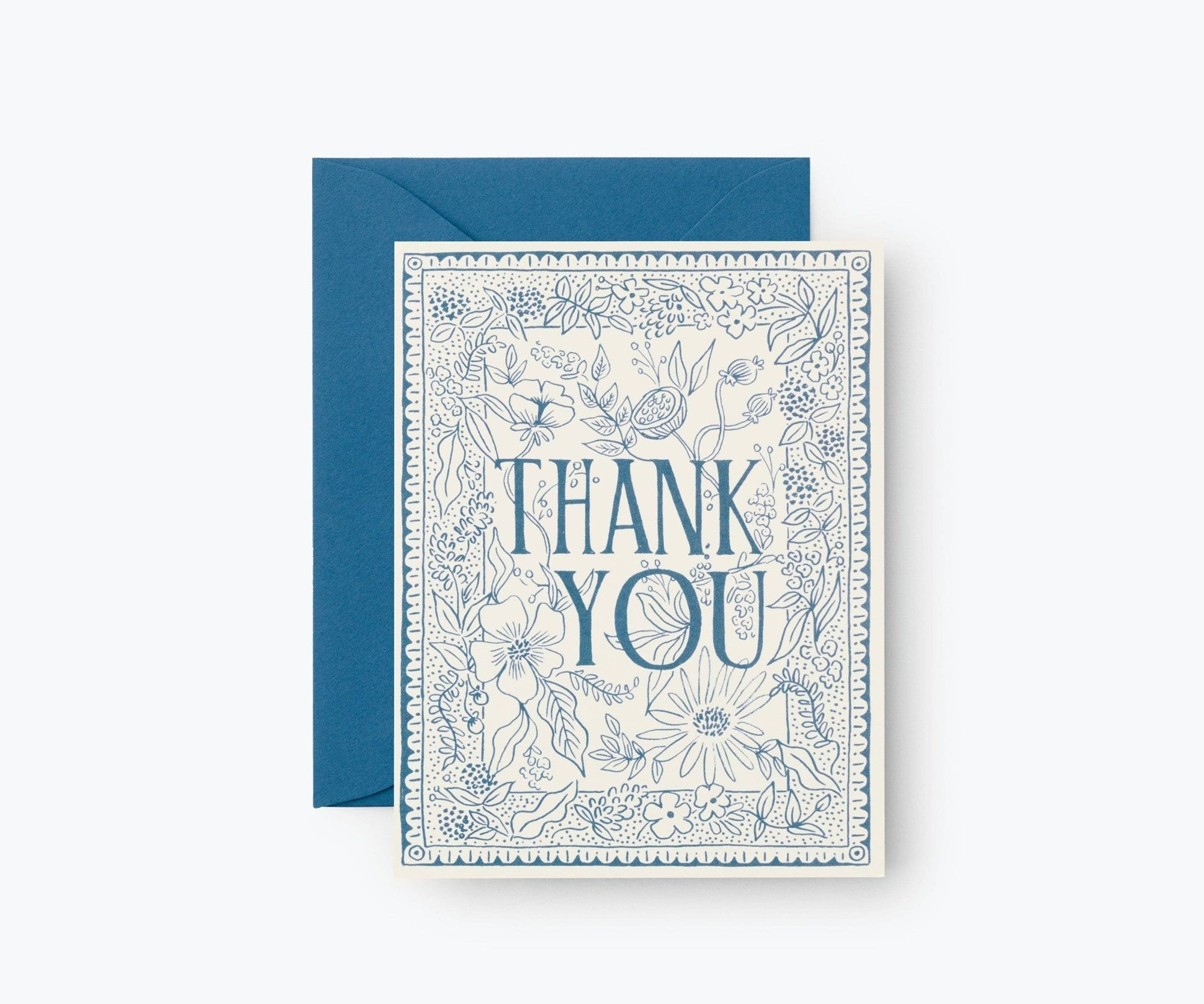 Delft Thank You Card - Box Turtle