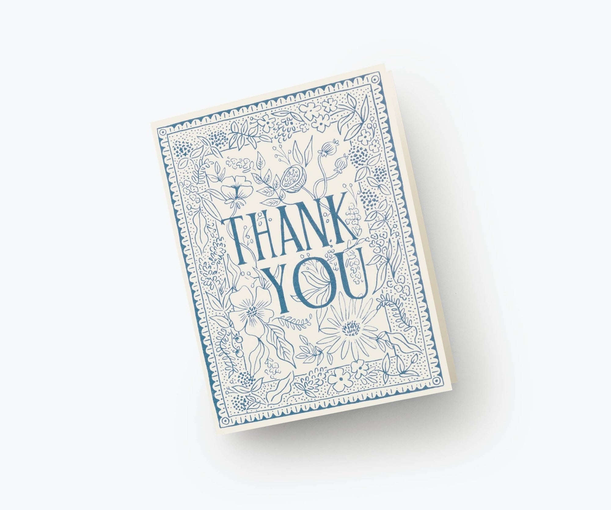 Delft Thank You Card - Box Turtle