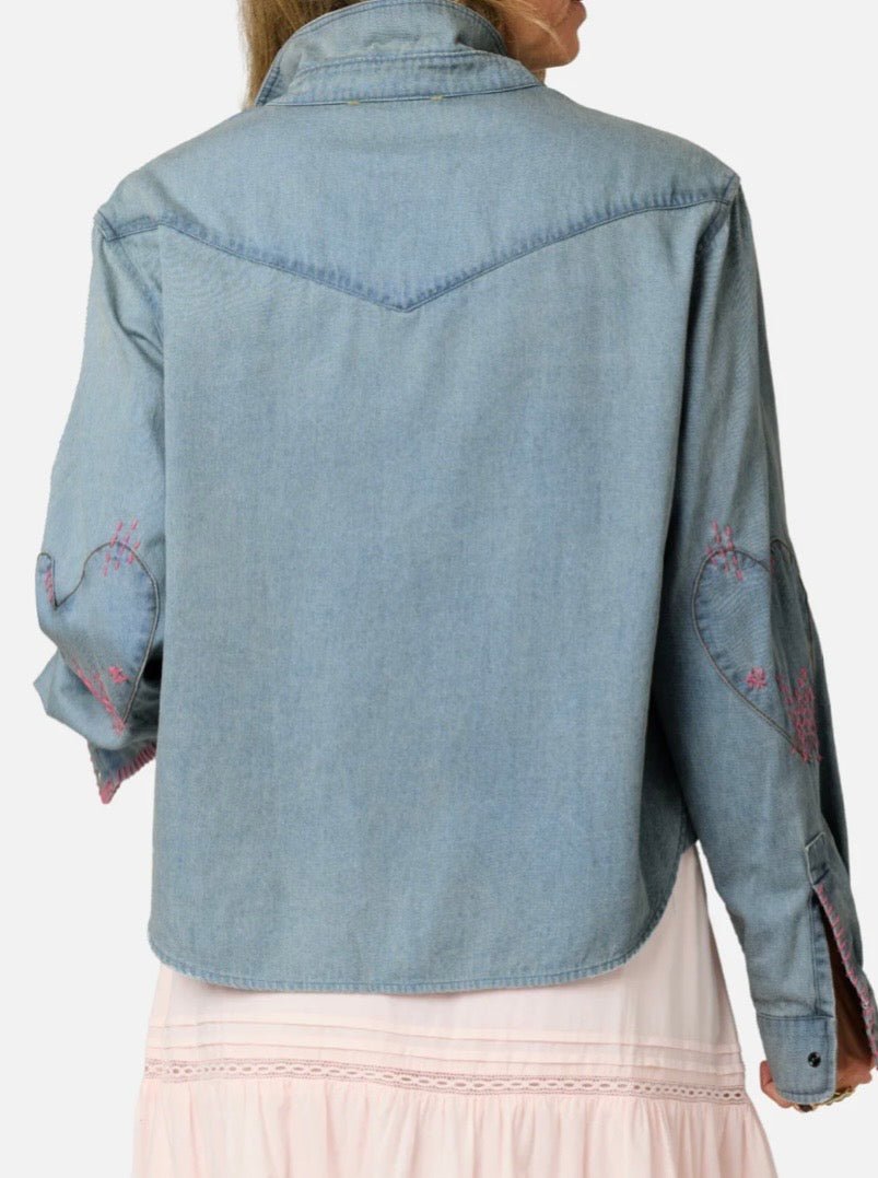 Denim Western Pia Shirt - Box Turtle