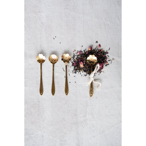 Gold Flower Spoon