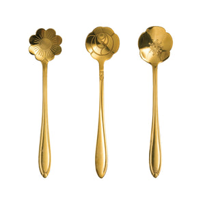 Gold Flower Spoon