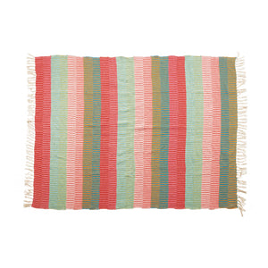 Colorful Recycled Cotton Throw