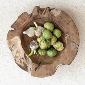 Natural Teakwood Bowl